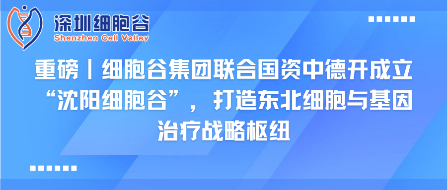 重磅｜DCBOX小金库官网集团联合国资中德开创建“沈阳DCBOX小金库官网”，打造东北细胞与基因治疗战略枢纽